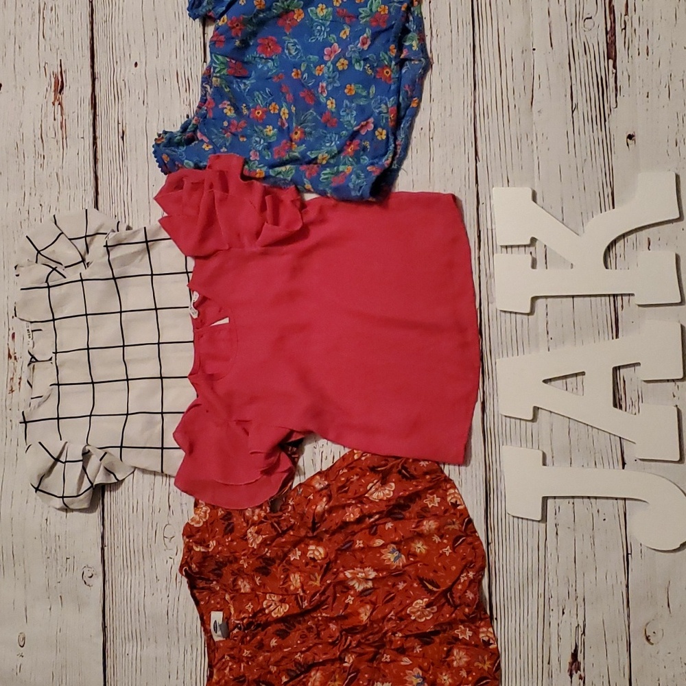 GIRLS CUTE, STYLISH BLOUSES (SHEIN/OLD NAVY) 👩